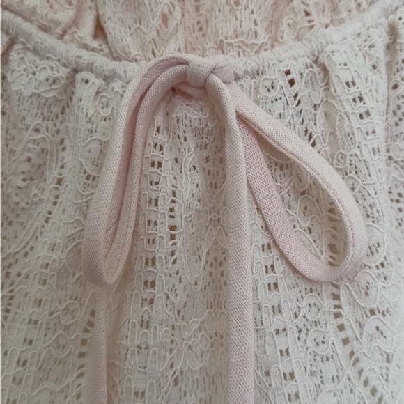 PacSun Pink Lace Strapless Top - Picture 5 of 6